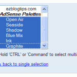 Adsense color palettes