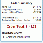 AmazonGlobal super saver shipping