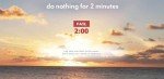 Destress: Do Nothing for 2-Minutes